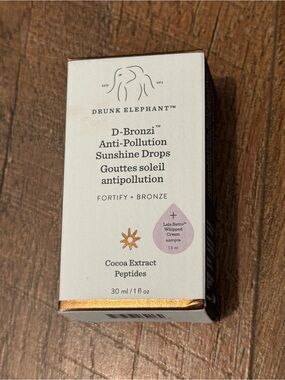 Drunk Elephant D-Bronzi Anti-Pollution Sunshine Drops NWT